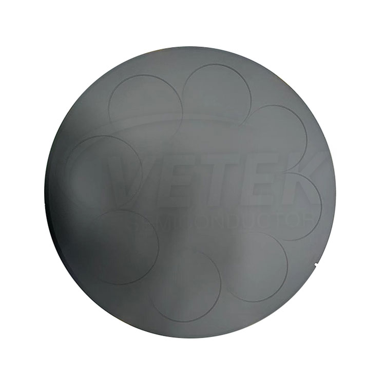 SiC Coated Pancake Susceptor para sa LPE PE3061S 6'' Wafers